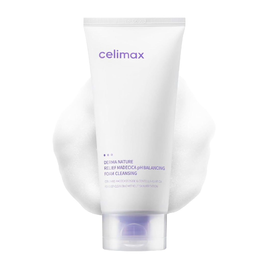 celimax Derma Nature Relief Madecica pH Balancing Foam Cleansing 150mL