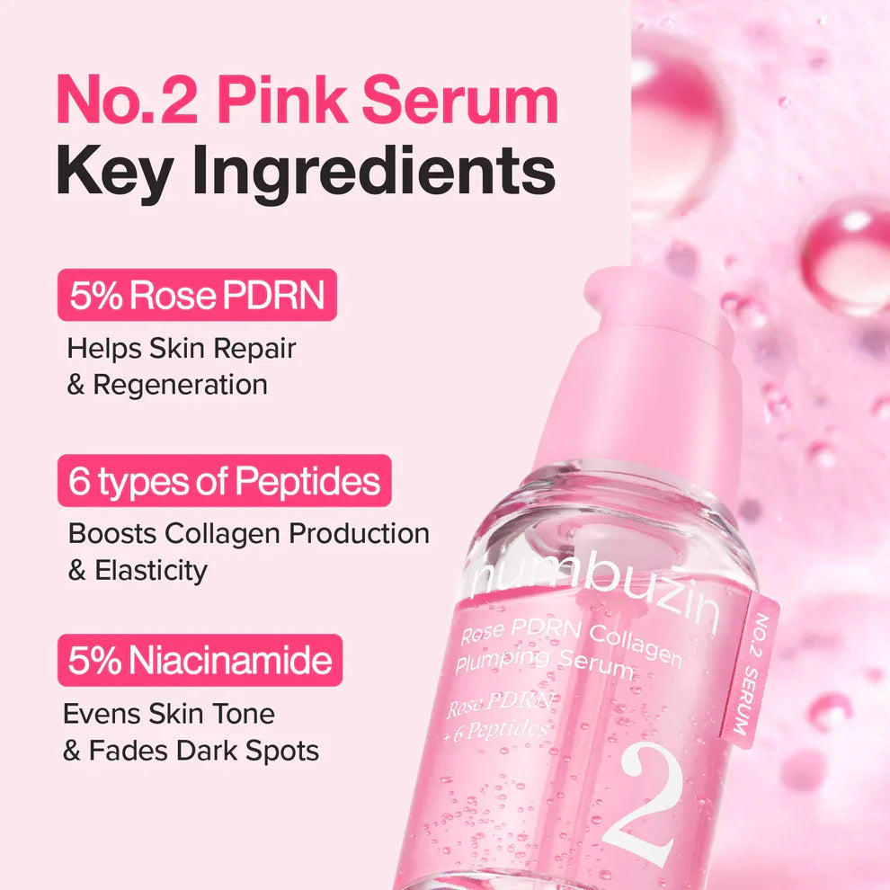 NUMBUZIN Rose PDRN Collagen Plumbing Serum 30 mL