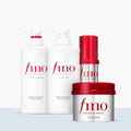 Fino Premium Touch Complete Hair Care Set - Shampoo + Conditioner + Treatment Mask + Oil