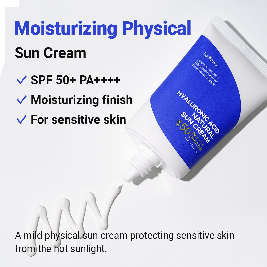 IsNtree Hyaluronic Acid Natural Suncream SPF50 PA++++ 50mL