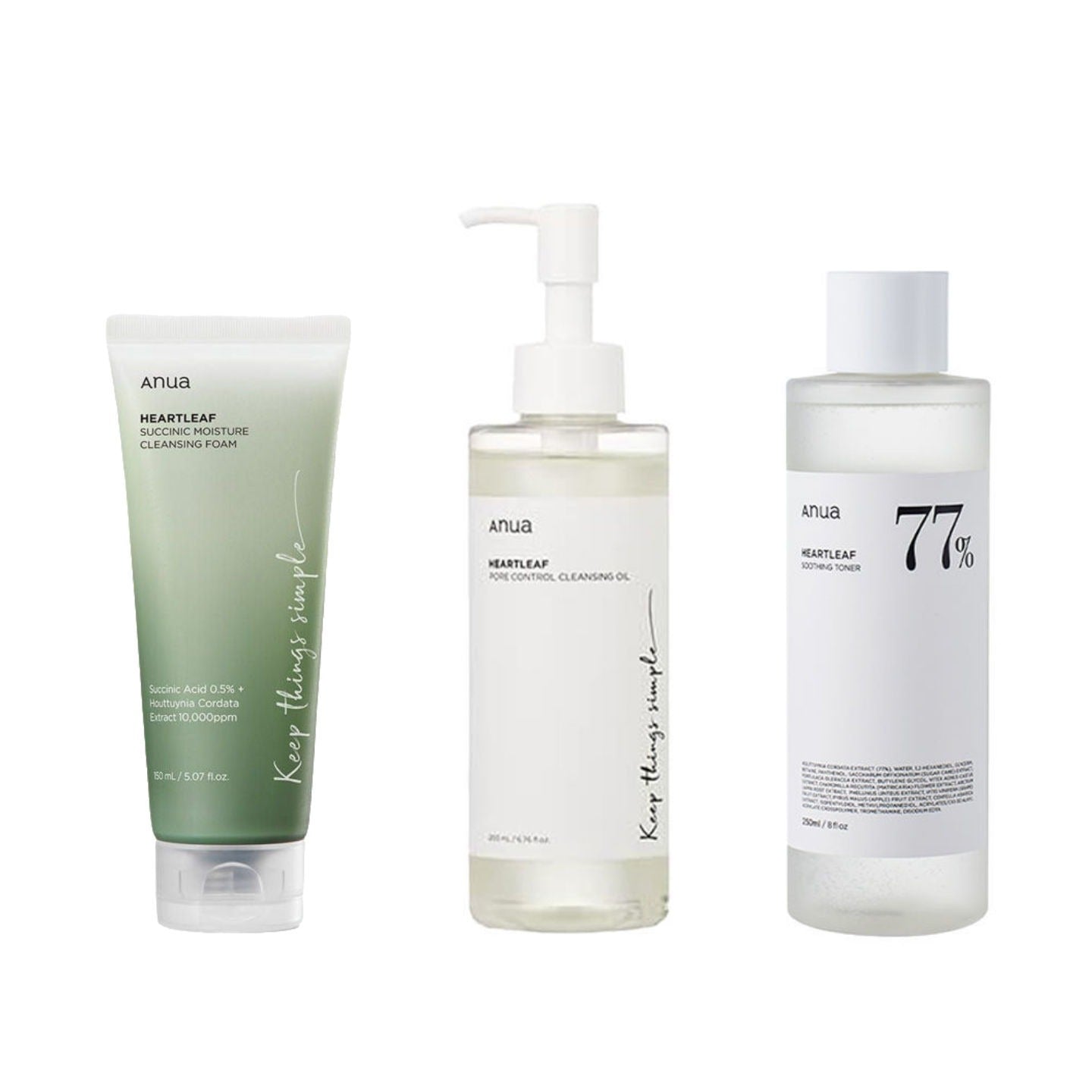 Anua Dry Skin Trio