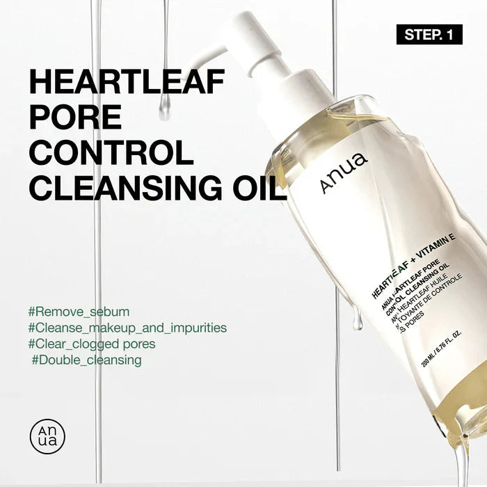 Anua Glass Skin Essential Set, Your 4-Step Routine to Radiant, Poreless Skin | Full-Size Kit