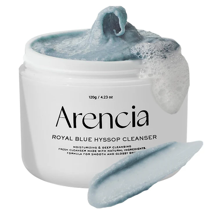 Arencia Blue Hyssop Rice Mochi Cleanser 120g