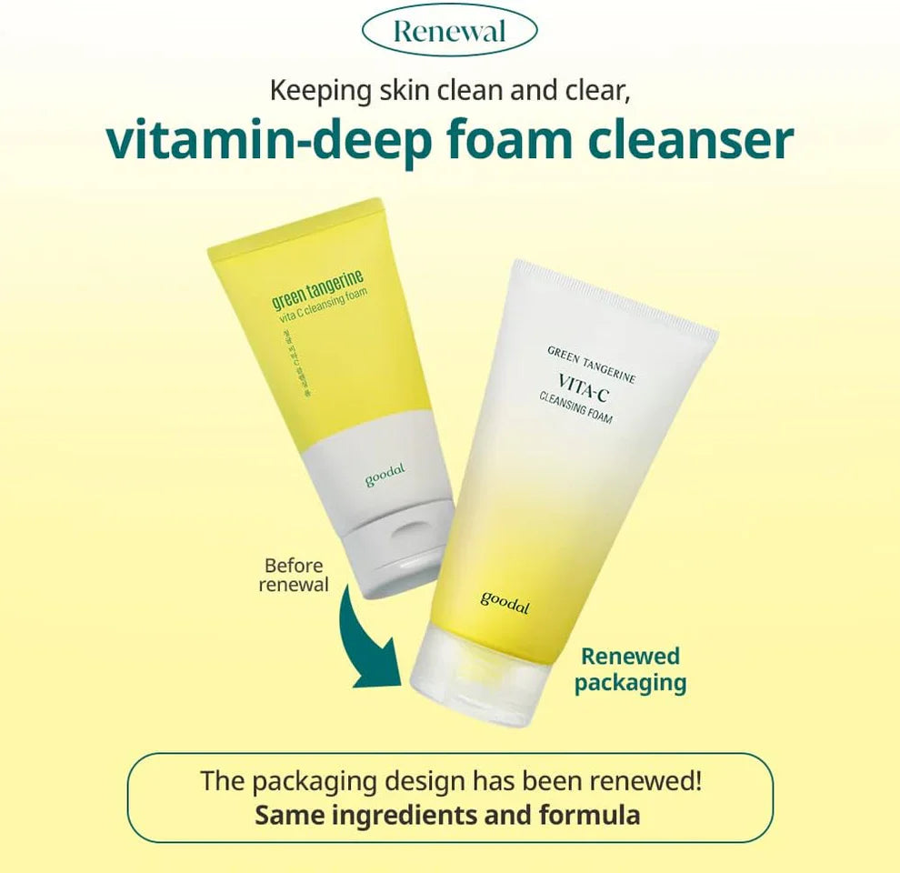 Goodal Green Tangerine Vita C Cleansing Foam 150 mL
