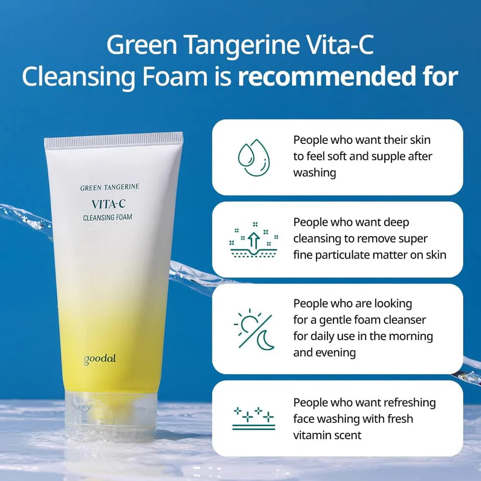Goodal Green Tangerine Vita C Cleansing Foam 150 mL