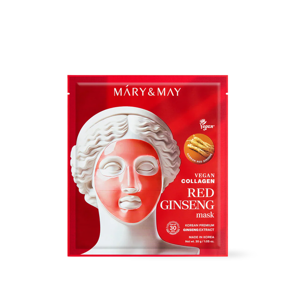Mary&May Vegan Collagen Red Ginseng Mask (30g x4)