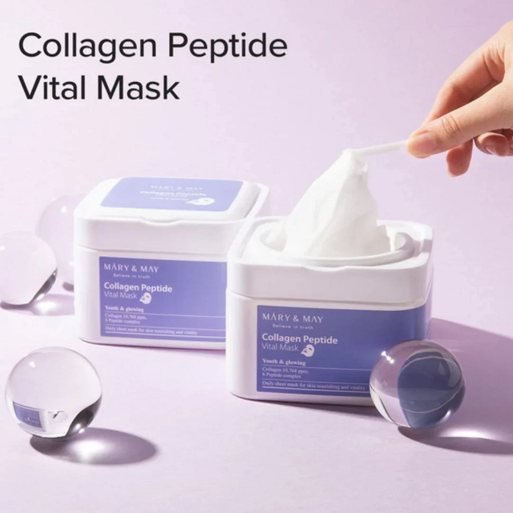 Mary & May Collagen Peptide Vital Mask 30Pcs.