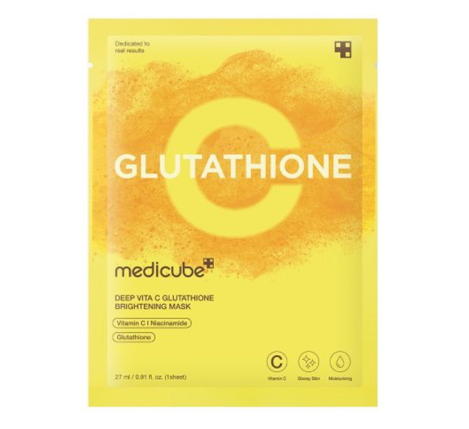 medicube Deep Vita C Glutathione Brightening Mask 1pc
