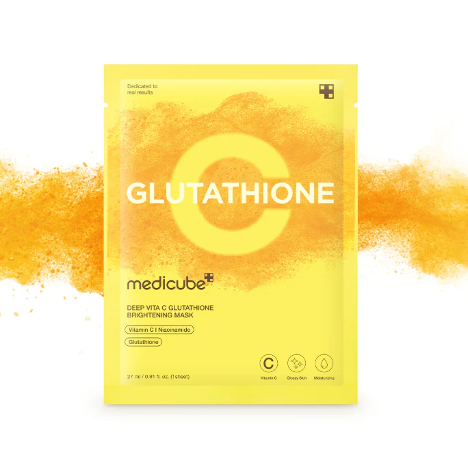 medicube Deep Vita C Glutathione Brightening Mask 1pc